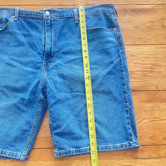 Levi’s Men’s Blue Denim Jean Shorts W42 Relaxed Fit Dad Jeans - Picture 7 of 7